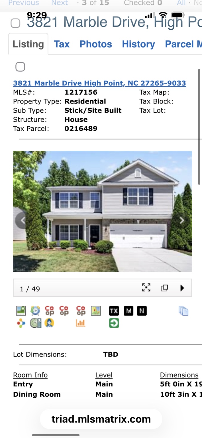 3821 Marble Drive — recently sold home